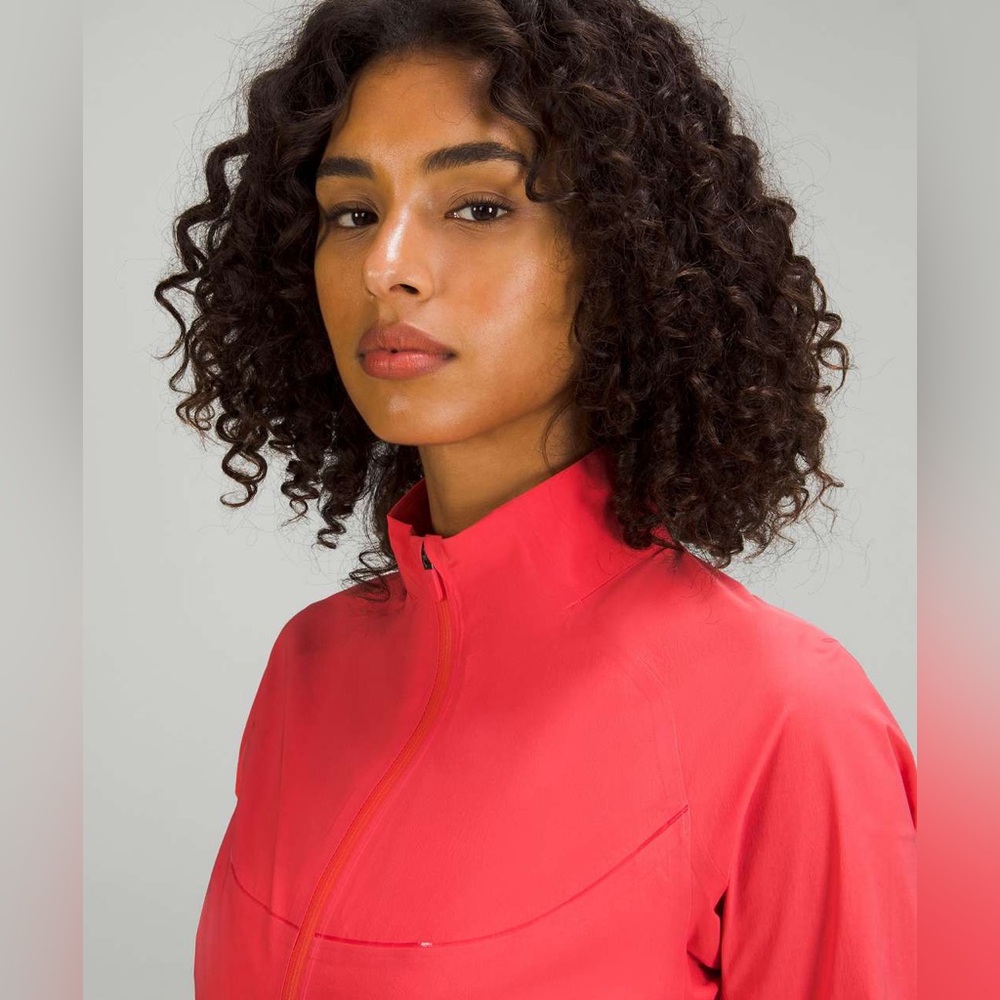 Lululemon Fast and Free Windbreaker Pale Raspberry Size 10 - Picture 6 of 13